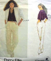 2490 P ELLIS HIP JACKET,SLIM PANTS,LOOSE BLOUSE PATTERN 14